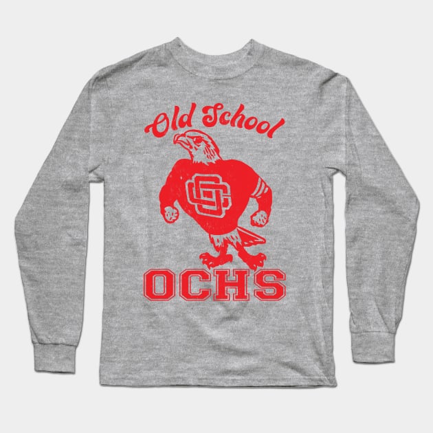 Old School OCHS Long Sleeve T-Shirt by mcillustrator